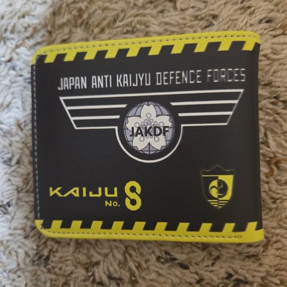 New kaiju no 8 anime manga leather wallet